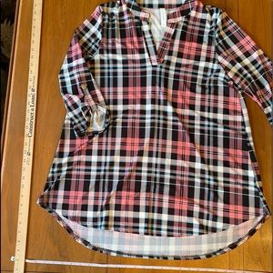 New Honeyme Large Gabby plaid